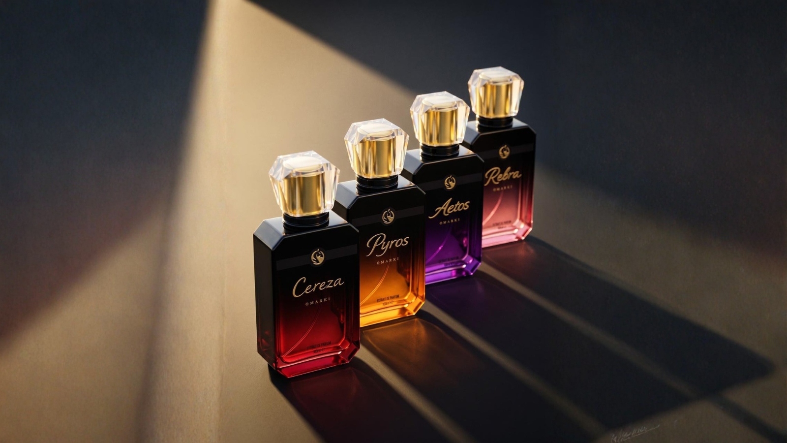 Luxury perfume bottle hero